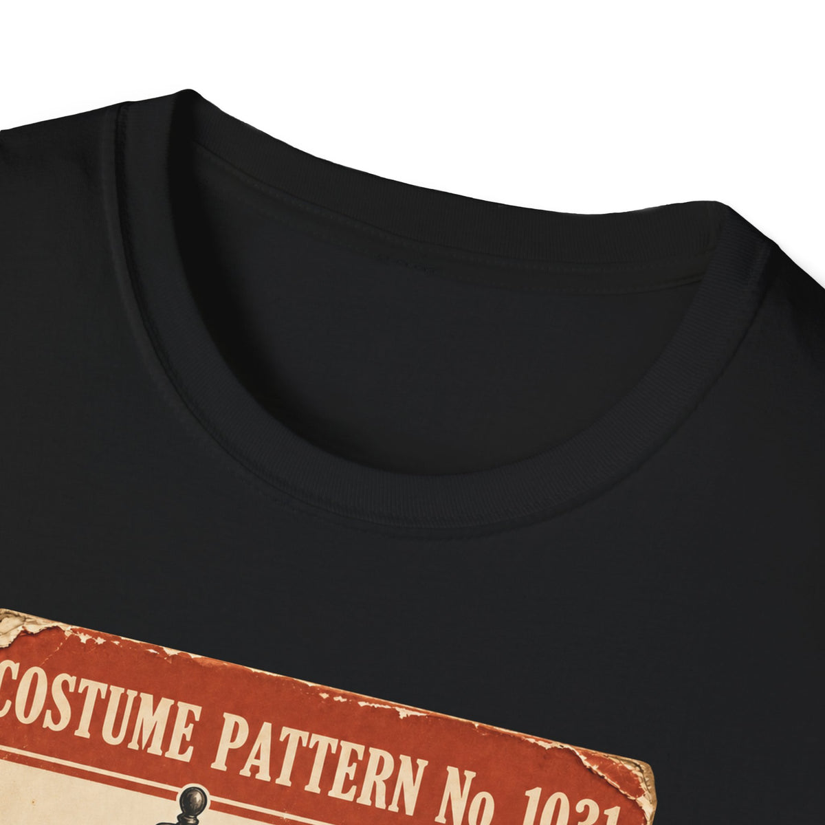 Vintage Costume Pattern T-Shirt — 'Costume Pattern No. 1031' Retro Halloween Tee