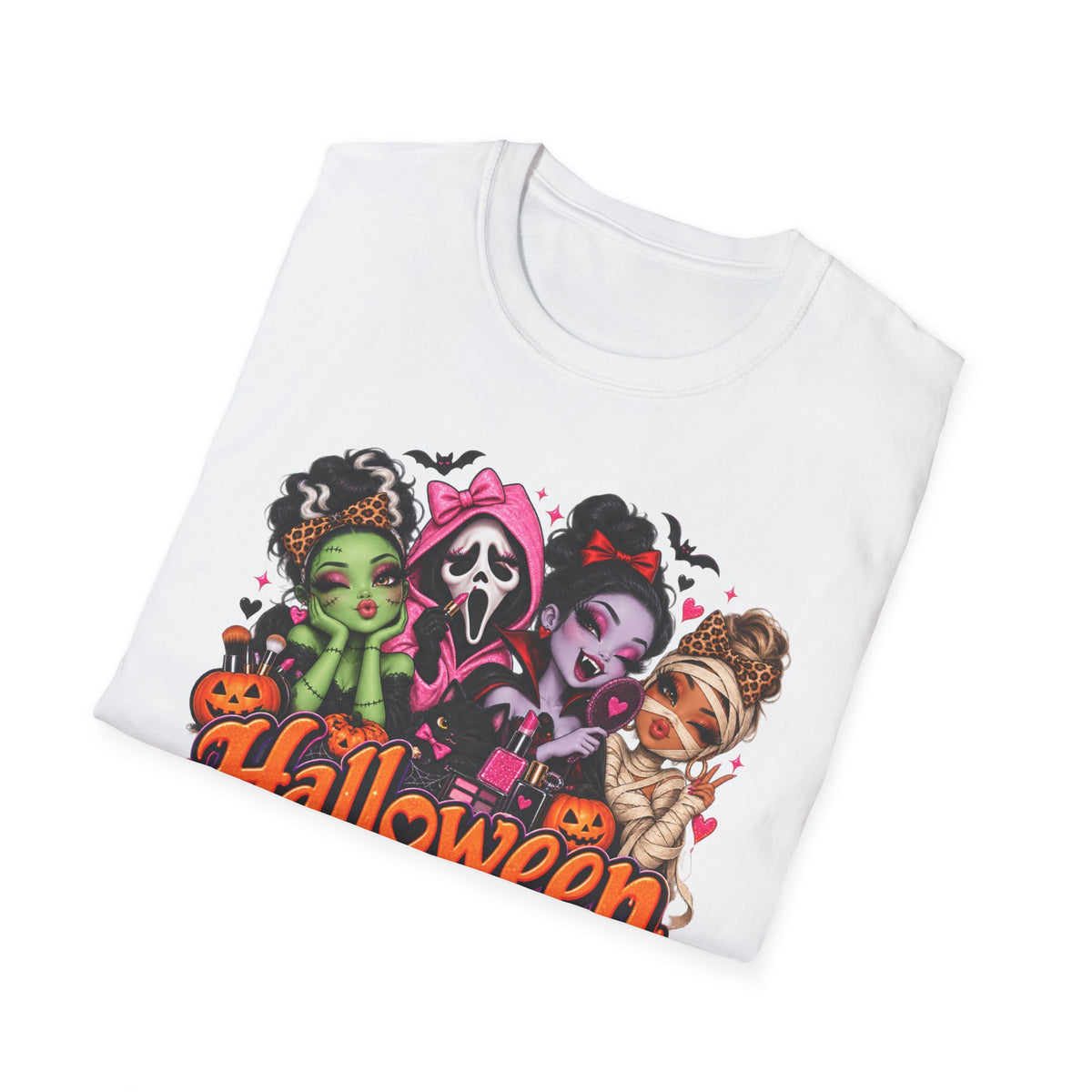 Halloween Pretty T-Shirt — Cute Scary Girls Graphic Tee ("Halloween is the Only Day I Get to Feel Pretty")