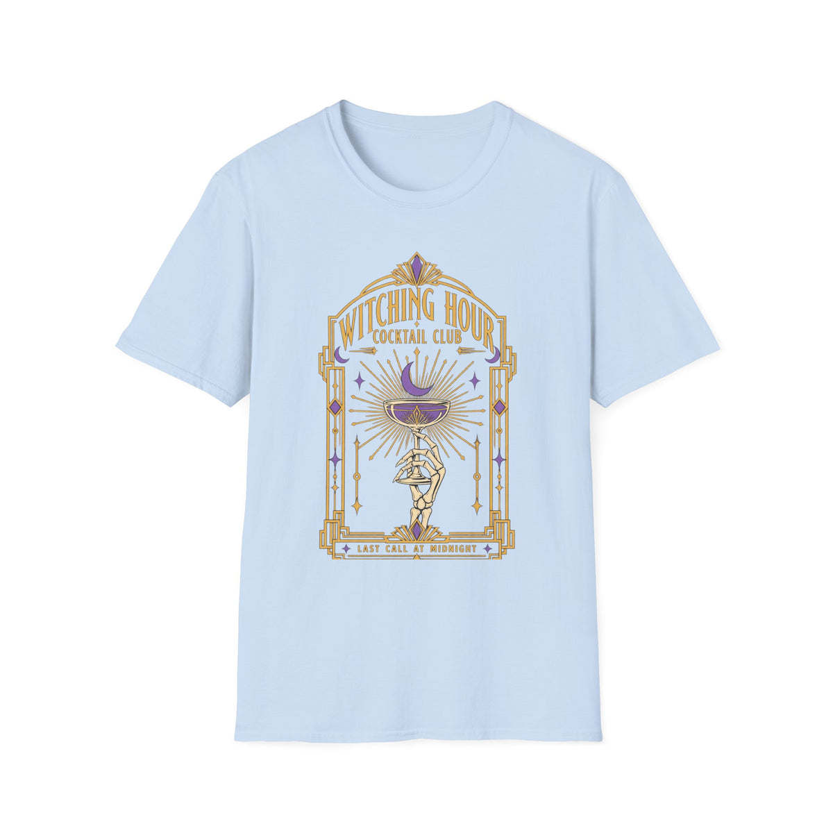 Witching Hour Cocktail Club T-Shirt — Vintage Occult Bar Tee
