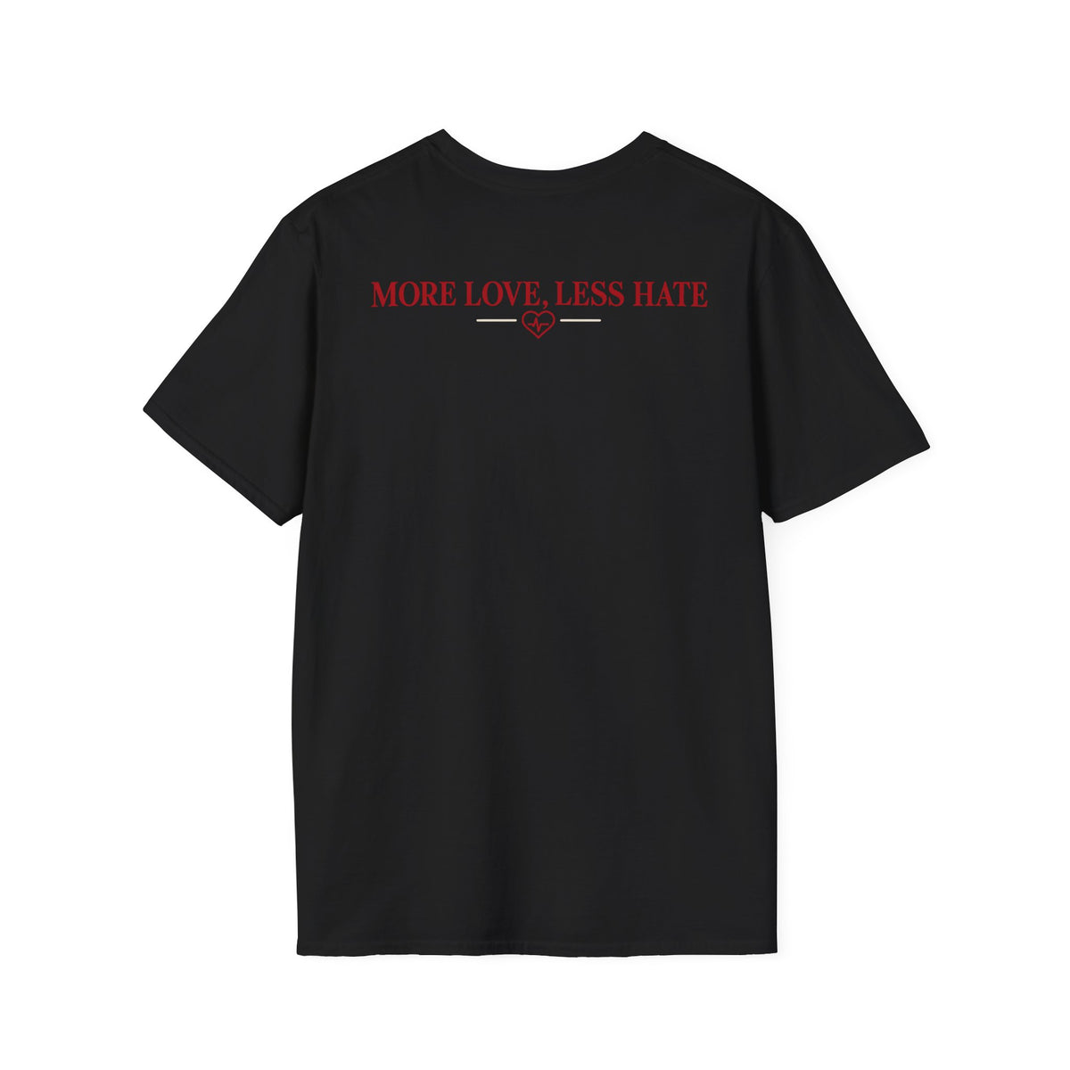Cuddle Junkie T‑Shirt — "Loving, Healthy Heart" Heartbeat Graphic