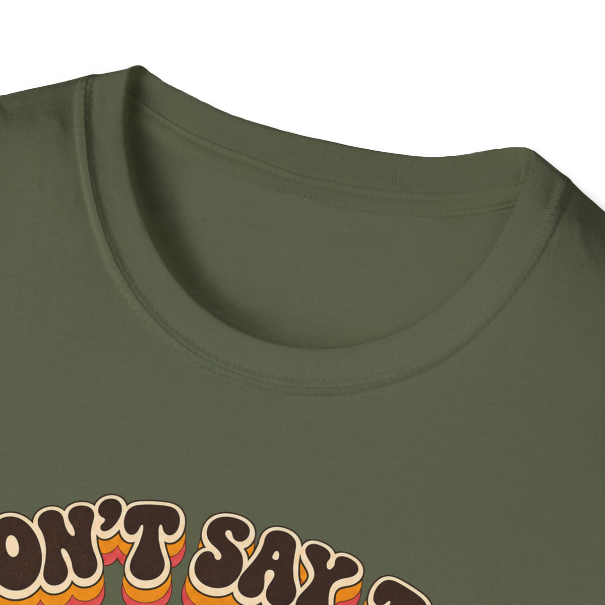 Don't Say the Q Word T-Shirt — Retro Funny Graphic Tee ("you know the one")