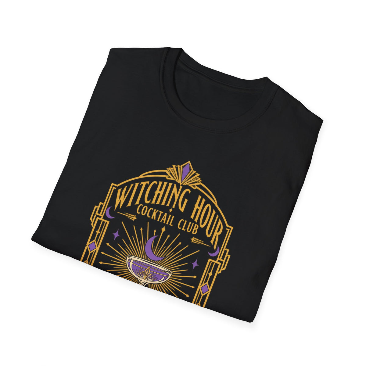 Witching Hour Cocktail Club T-Shirt — Vintage Occult Bar Tee