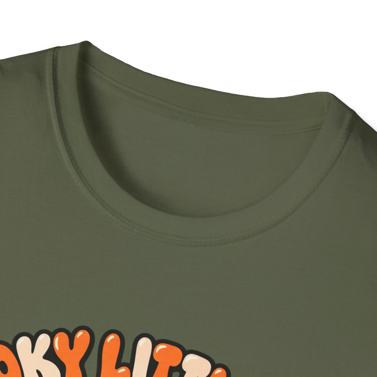 Spooky Little Guy T-Shirt — Halloween Ghost in Jack-O'-Lantern Graphic