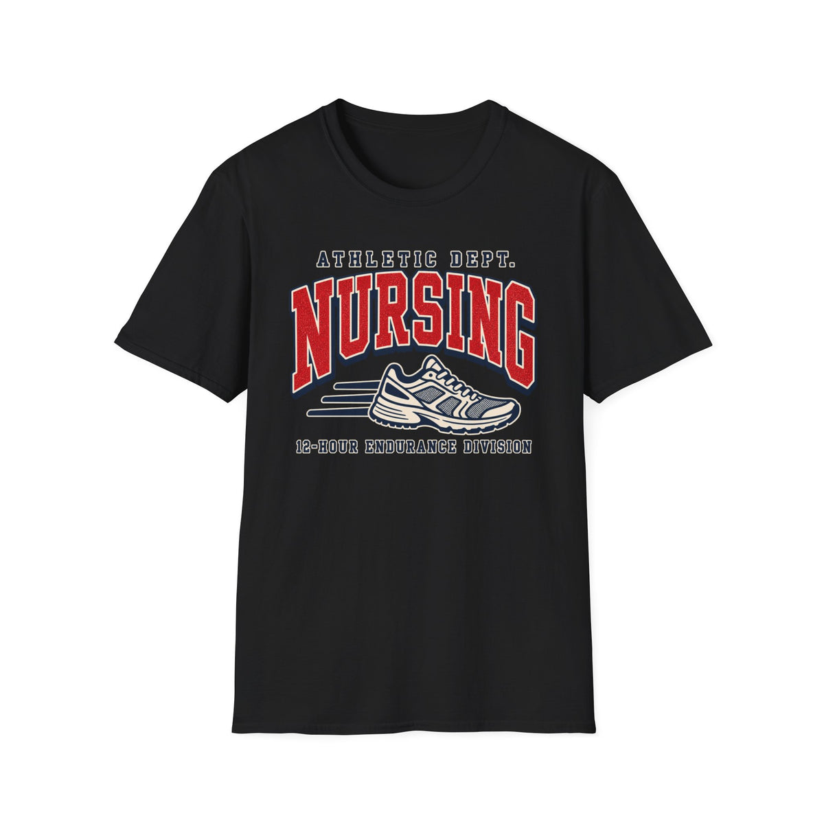 Nursing Athletic Dept T-Shirt – 12-Hour Endurance Vintage Run Tee