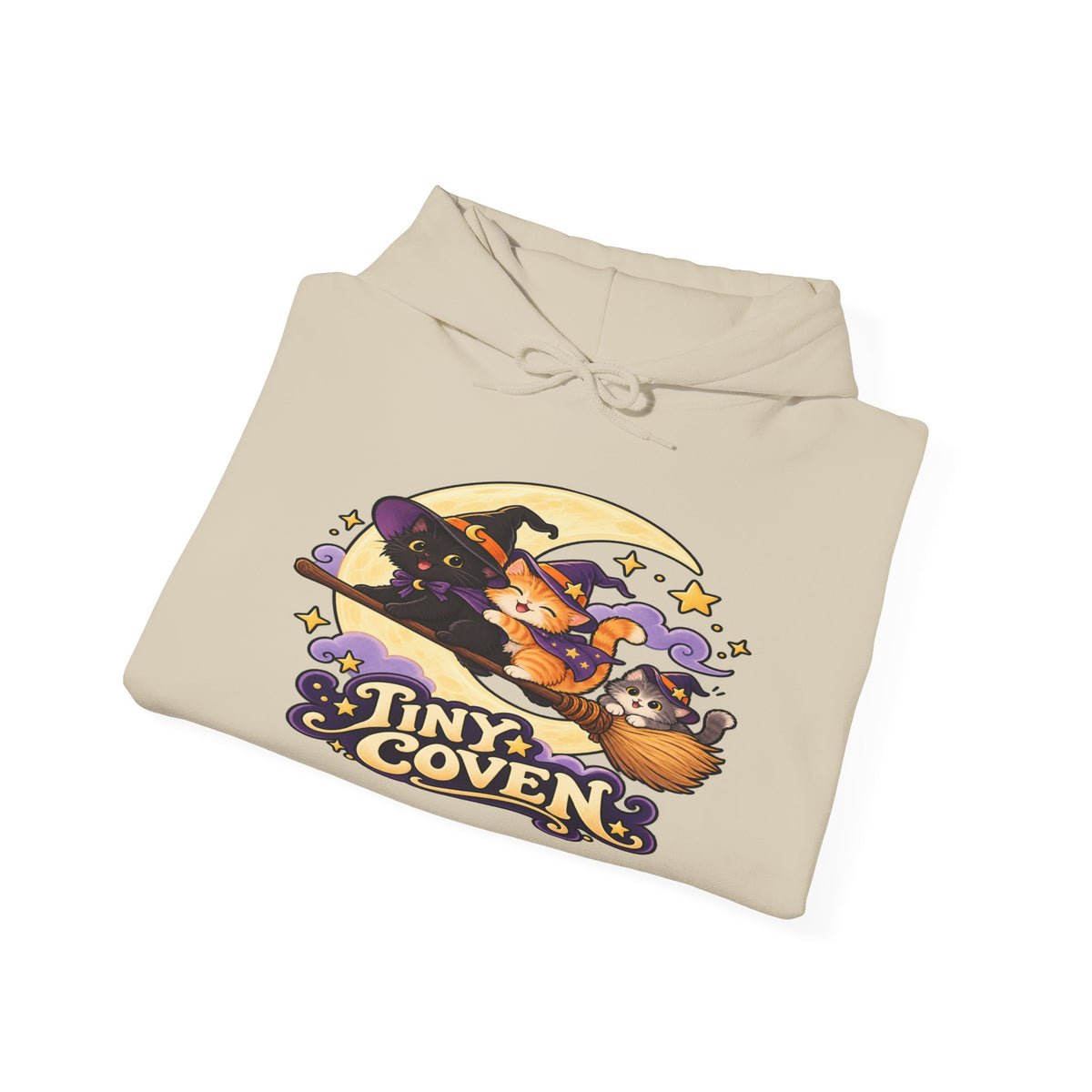 Tiny Coven Halloween Witchy Hooded Sweatshirt