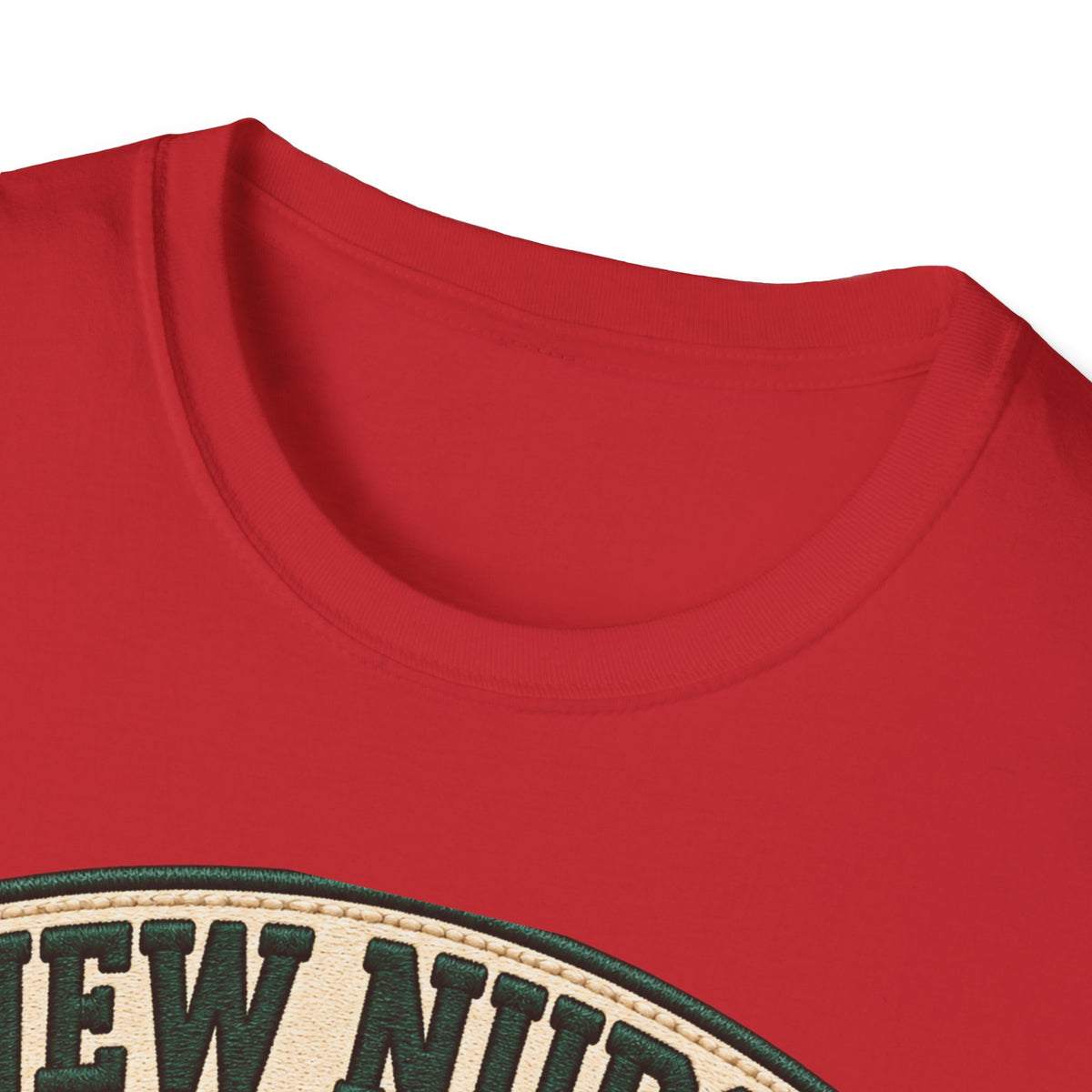 New Nurse Badge T-Shirt — "New Nurse" Vintage Patch Graphic Tee for Nursing Graduates
