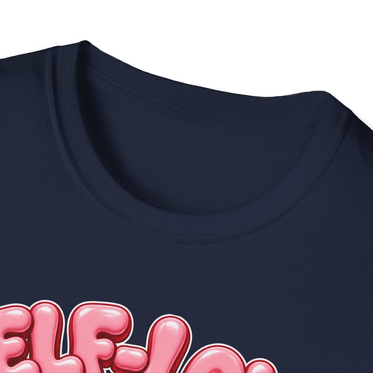 Self-Love Is My Workout T-Shirt — Cute Pink Bubble Text Tee for Women & Teens