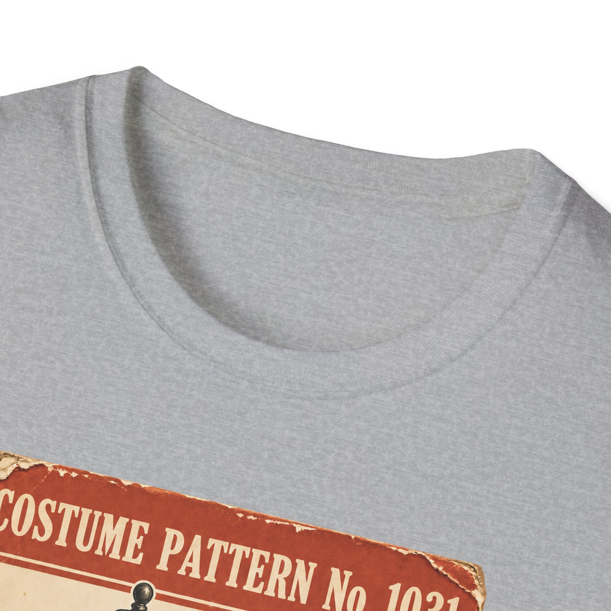 Vintage Costume Pattern T-Shirt — 'Costume Pattern No. 1031' Retro Halloween Tee
