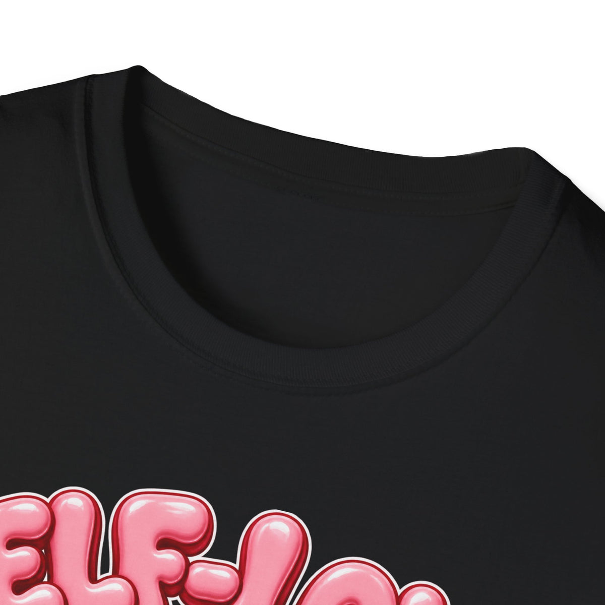 Self-Love Is My Workout T-Shirt — Cute Pink Bubble Text Tee for Women & Teens