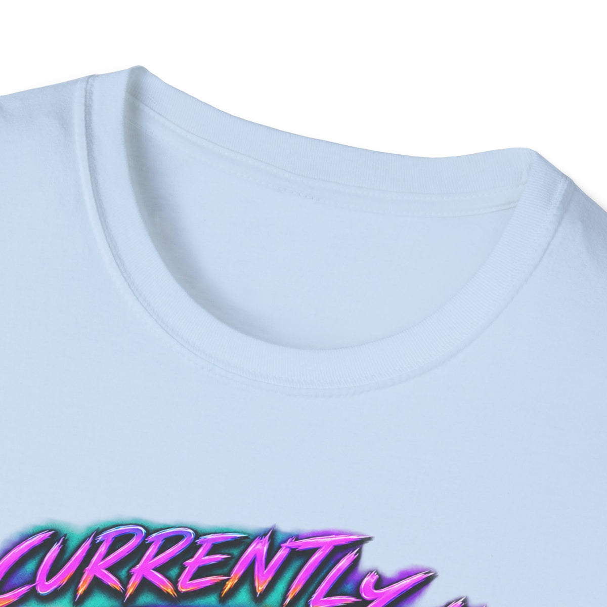 Ghost Mode T‑Shirt — "Currently in Ghost Mode" Cute Neon Ghost Graphic Tee