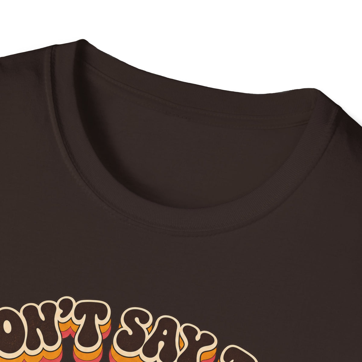 Don't Say the Q Word T-Shirt — Retro Funny Graphic Tee ("you know the one")