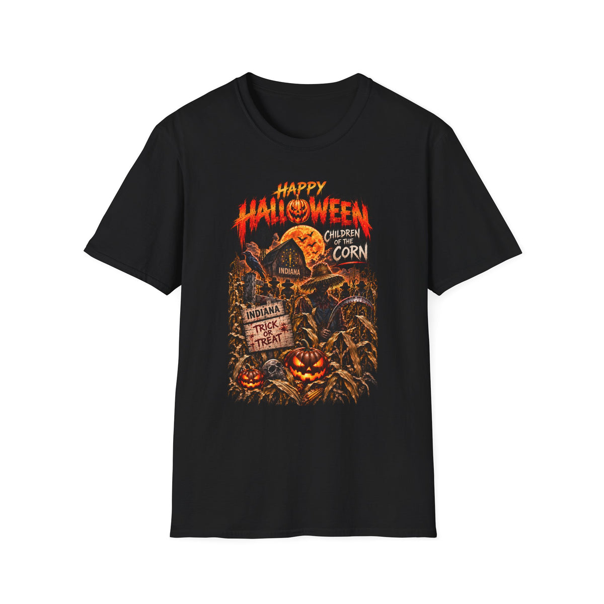 Happy Halloween Scarecrow T-Shirt