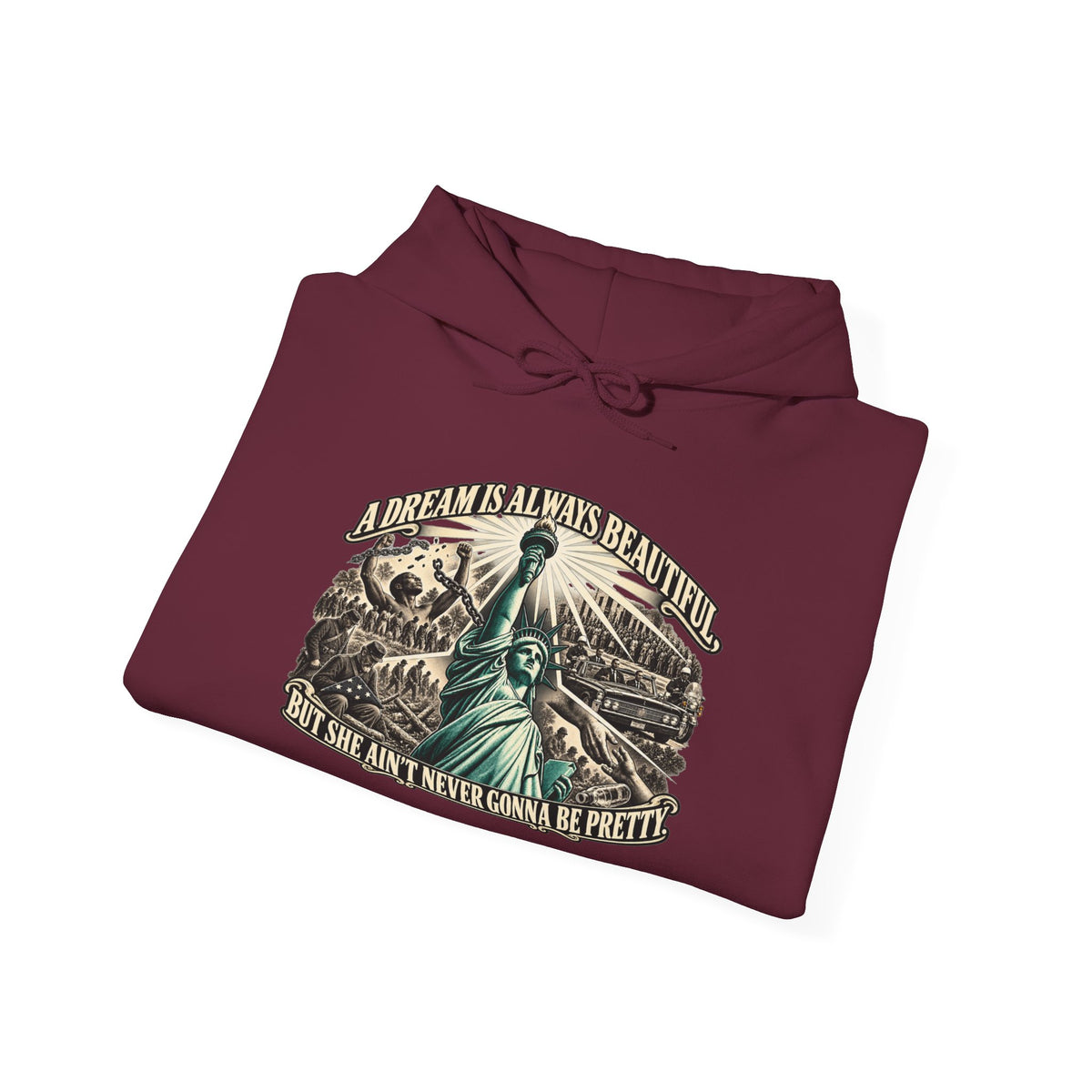 In the Land of the Free Patriotic Eagle Hoodie