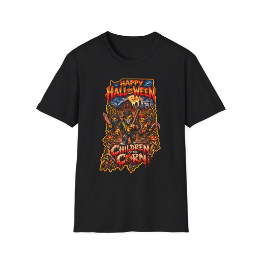 Children of the Corn Vintage Halloween T-Shirt — Horror Scarecrow Graphic Tee