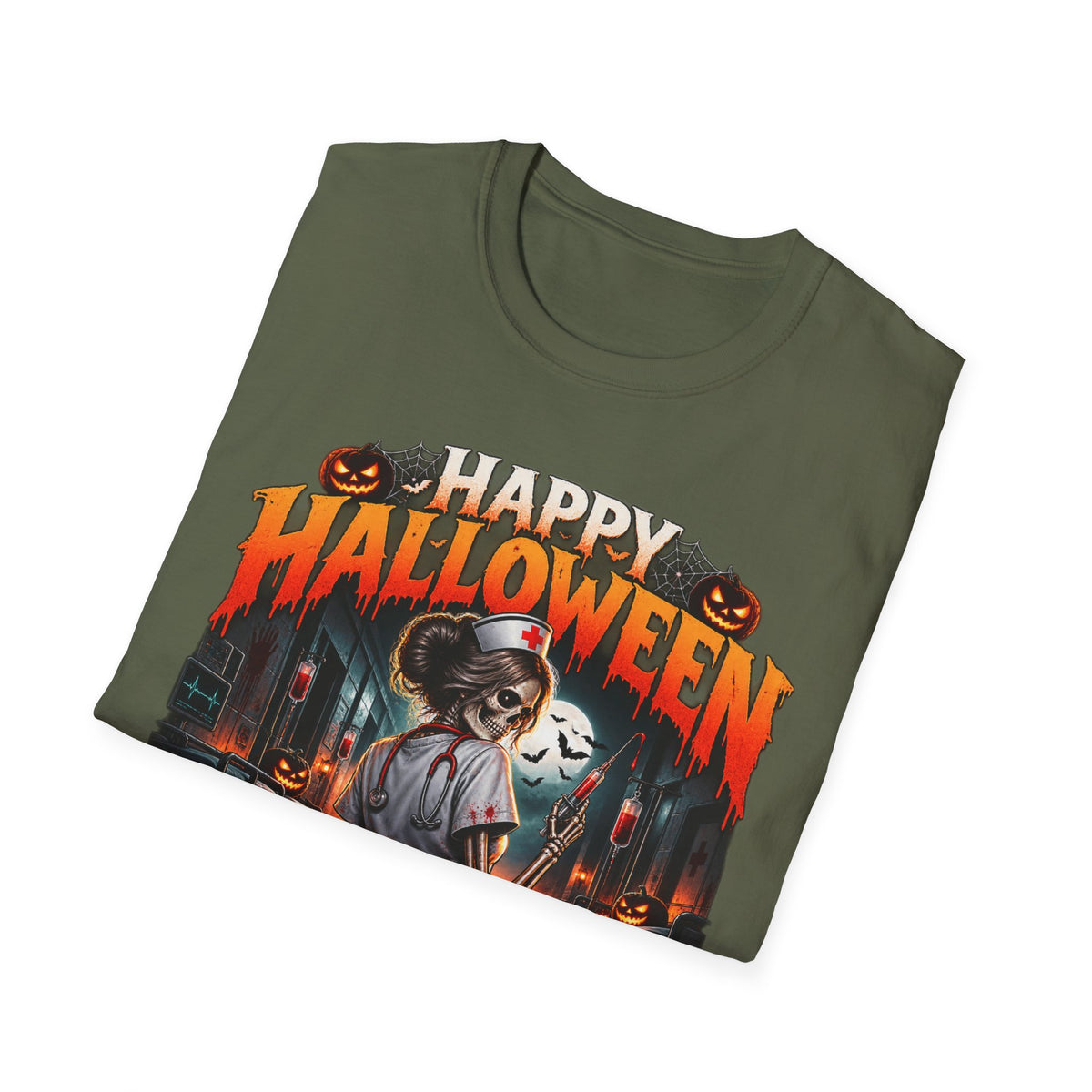 Halloween 'Every Day Is Scary When I'm On Duty' Graphic T-Shirt