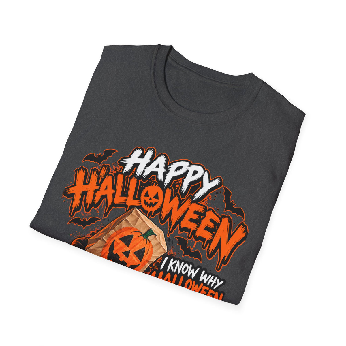 Happy Halloween Pumpkin Head T-Shirt — I Know Why Halloween Is Your Favorite Holiday