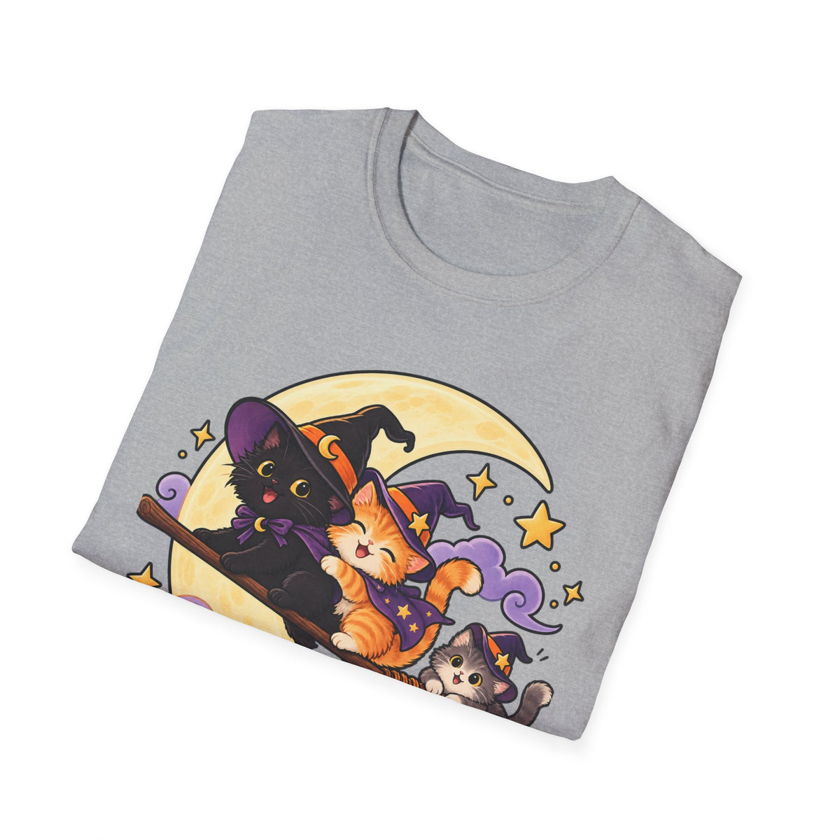 Tiny Coven Witch T-Shirt — Cute Halloween Cat Witches Graphic Tee