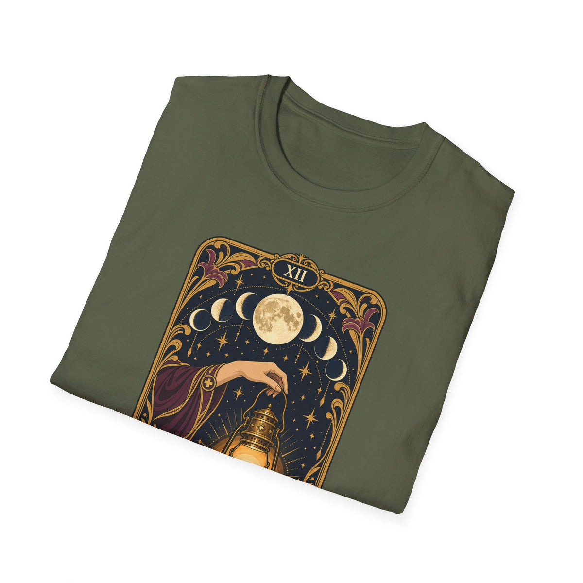 Nurse Tarot Card T-Shirt — 'The Nurse' Lantern Moon Illustration