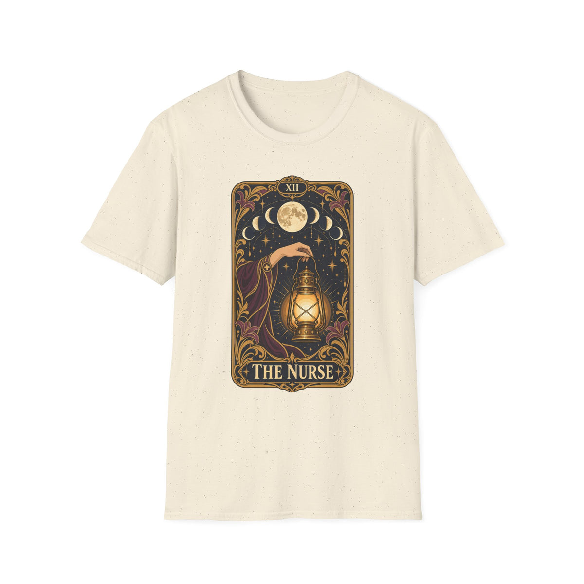 Nurse Tarot Card T-Shirt — 'The Nurse' Lantern Moon Illustration