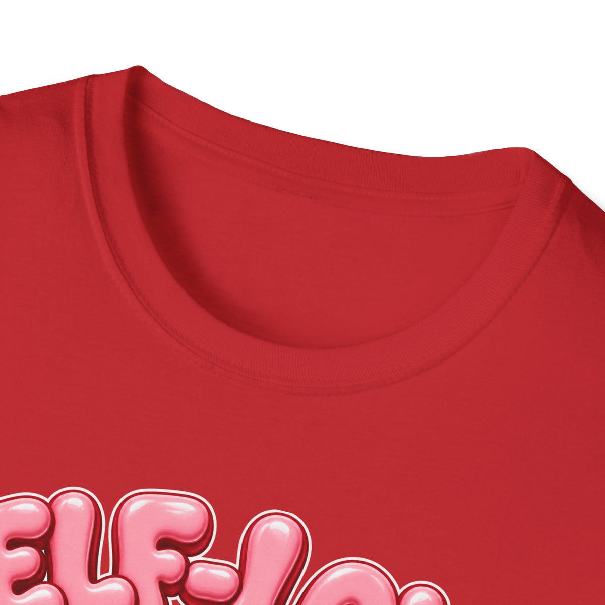 Self-Love Is My Workout T-Shirt — Cute Pink Bubble Text Tee for Women & Teens