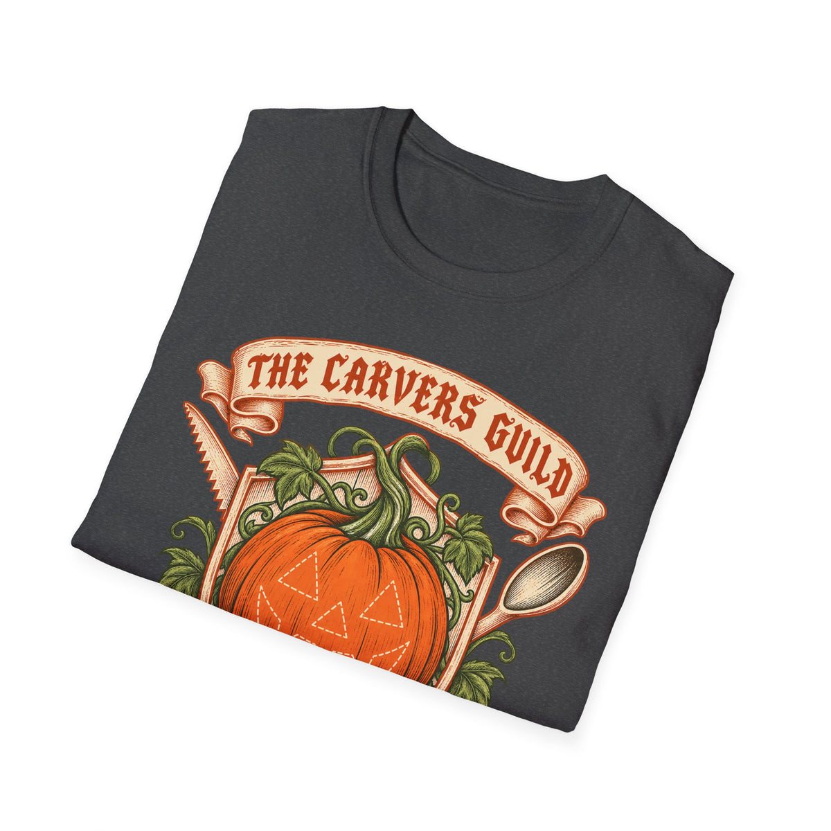 Carvers Guild Pumpkin Carving T-Shirt — Halloween Jack-O'-Lantern Design