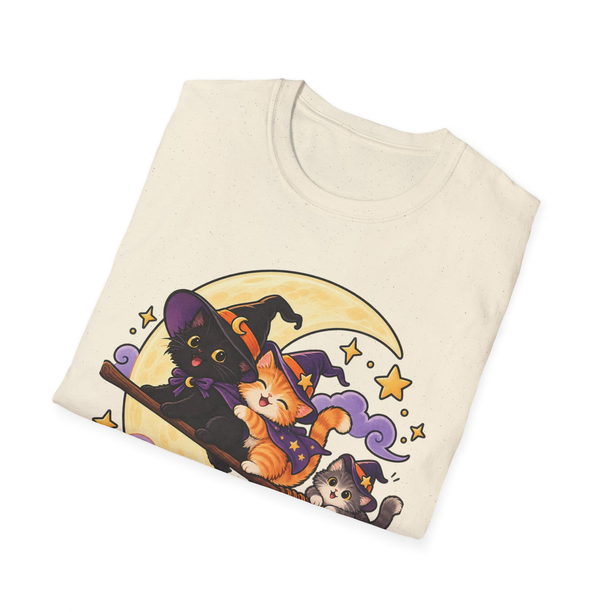 Tiny Coven Witch T-Shirt — Cute Halloween Cat Witches Graphic Tee