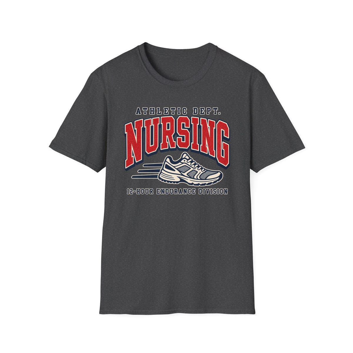 Nursing Athletic Dept T-Shirt – 12-Hour Endurance Vintage Run Tee