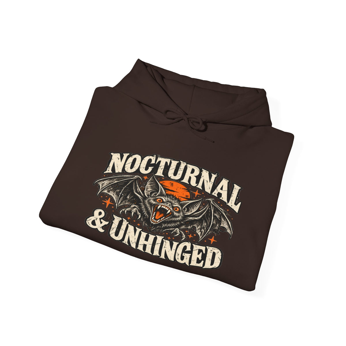 Nocturnal & Unhinged Gothic Bat Hoodie