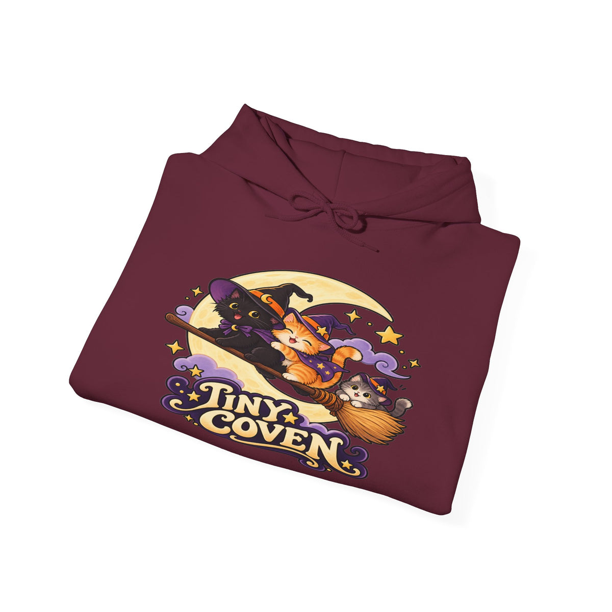 Tiny Coven Halloween Witchy Hooded Sweatshirt
