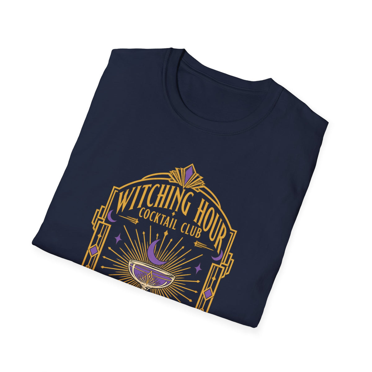 Witching Hour Cocktail Club T-Shirt — Vintage Occult Bar Tee