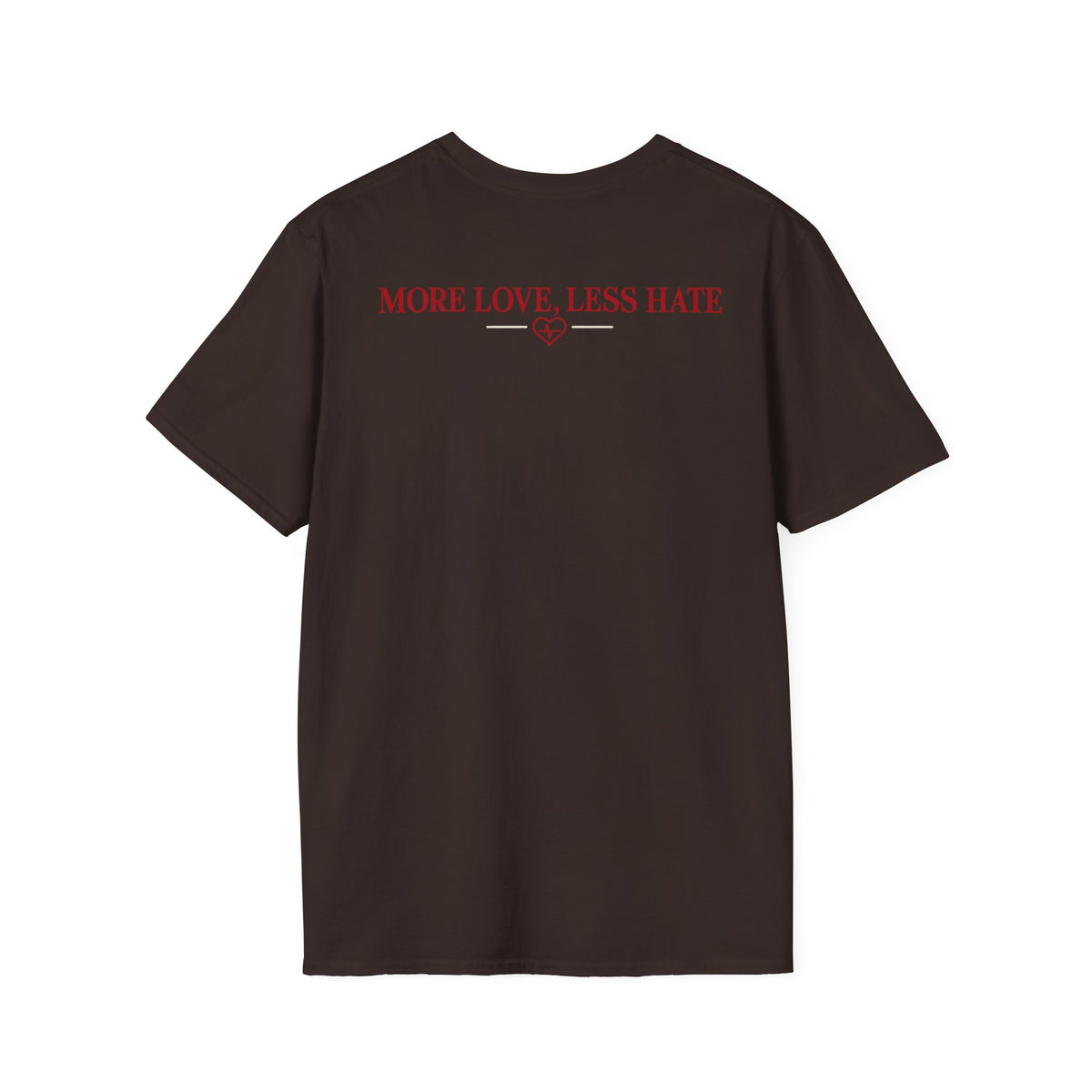 Cuddle Junkie T‑Shirt — "Loving, Healthy Heart" Heartbeat Graphic