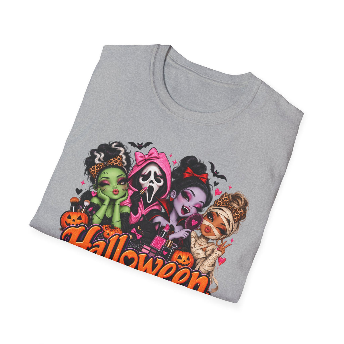 Halloween Pretty T-Shirt — Cute Scary Girls Graphic Tee ("Halloween is the Only Day I Get to Feel Pretty")