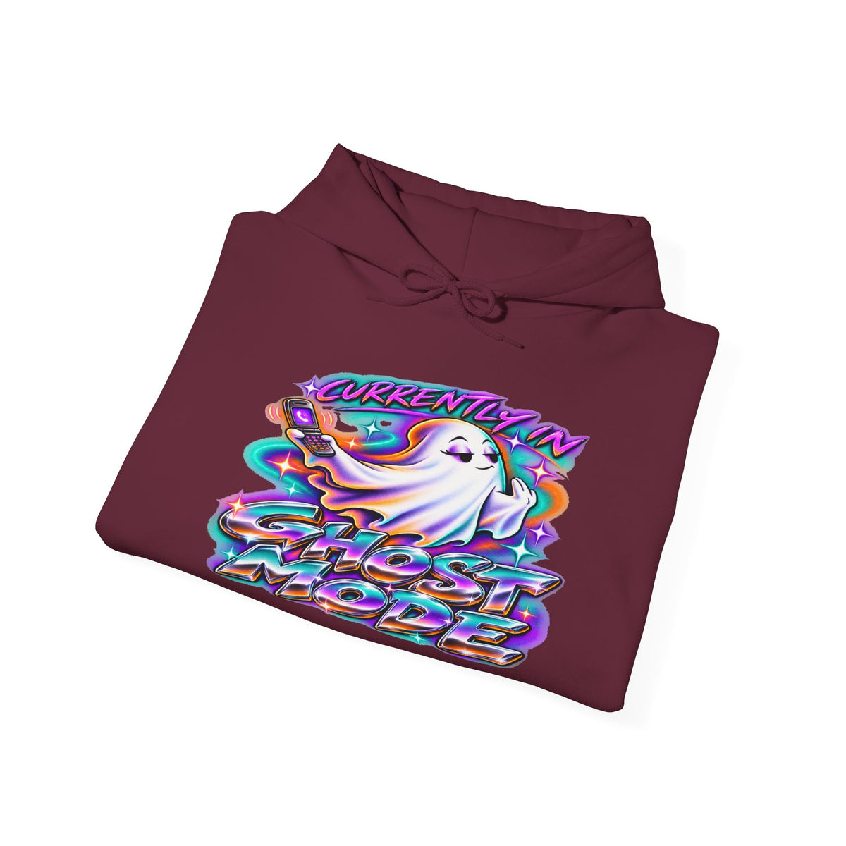 Purple Ghost Mode Hoodie