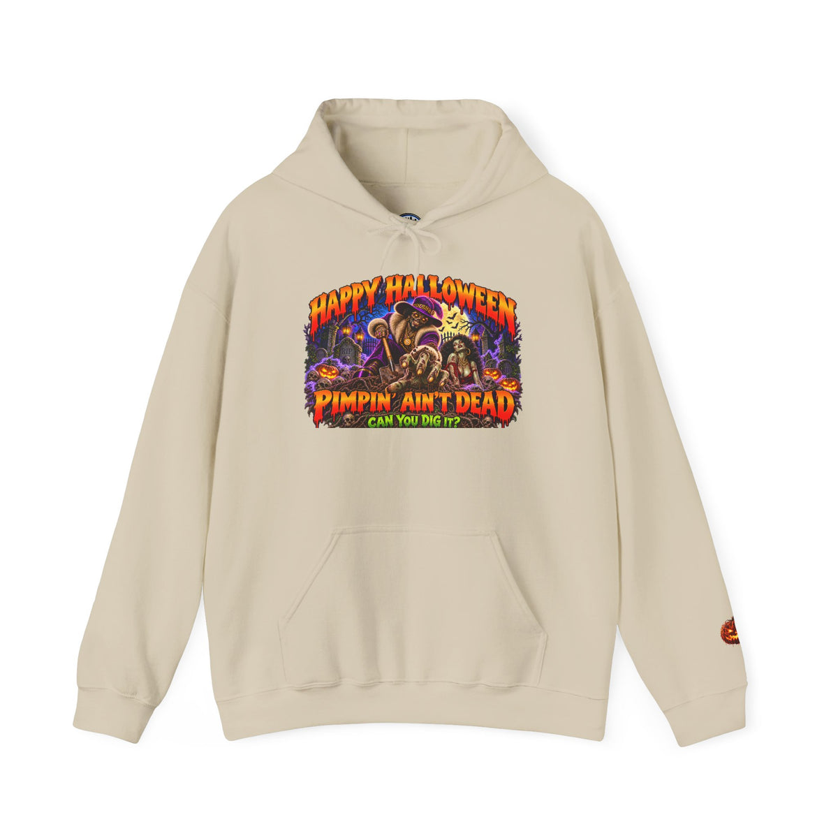 Happy Halloween Pimping  Ain’t Dead Horror Hoodie