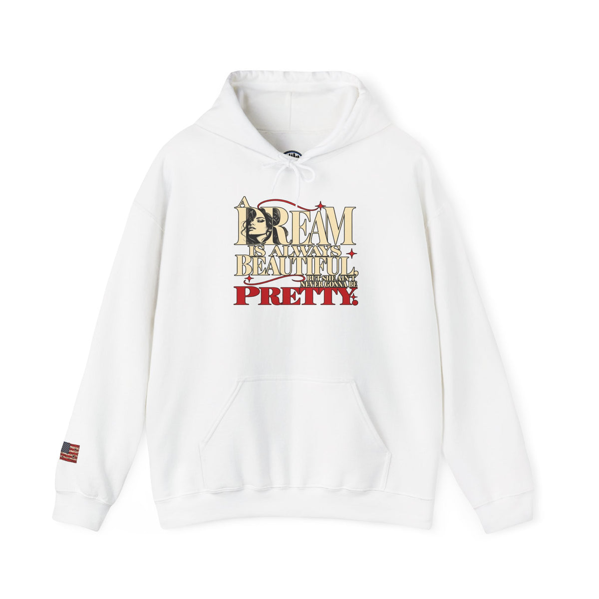 Dream Big Pretty Inspirational Graphic Hoodie