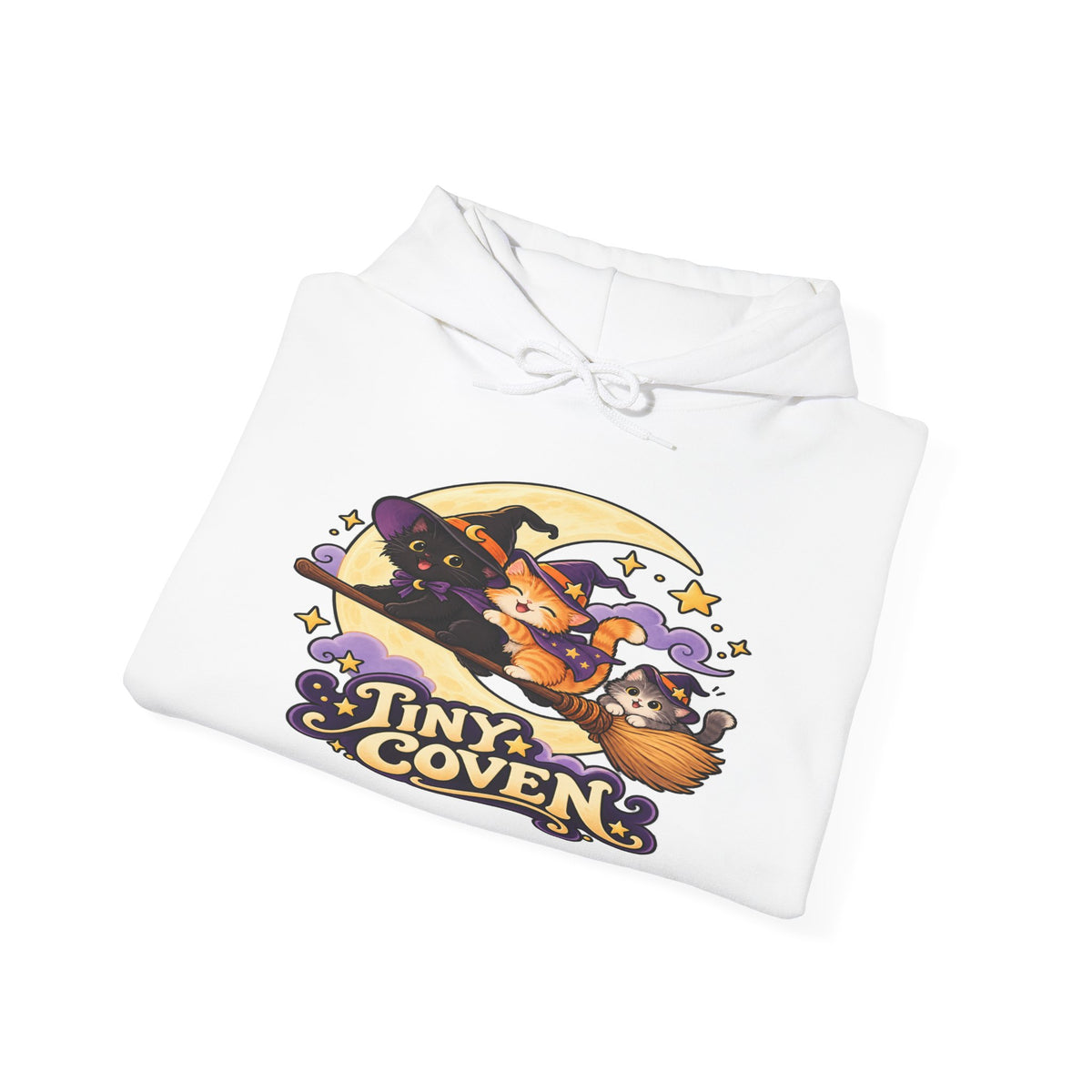 Tiny Coven Halloween Witchy Hooded Sweatshirt